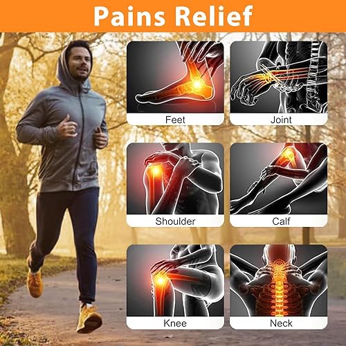 Miniatura 8 de MTZION Cinturón de terapia de luz roja terapia de luz infrarroja para cuerpo y terapia de luz roja MTZION para cara y cuerpo con base, lámpara de