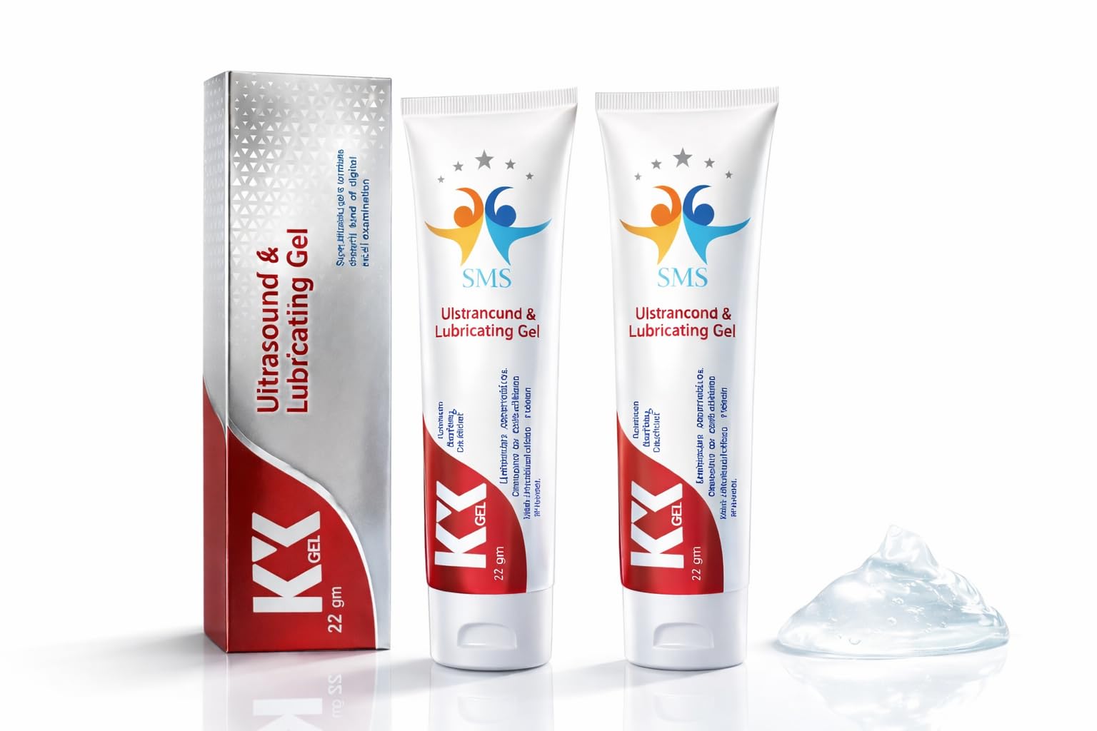 2 Pack 82g Ultrasound Water Gel Lubricant, Light Odorless, Excellent  Moisturizing Properties, for Medical Examinations: Buy Online at Best Price  in ...