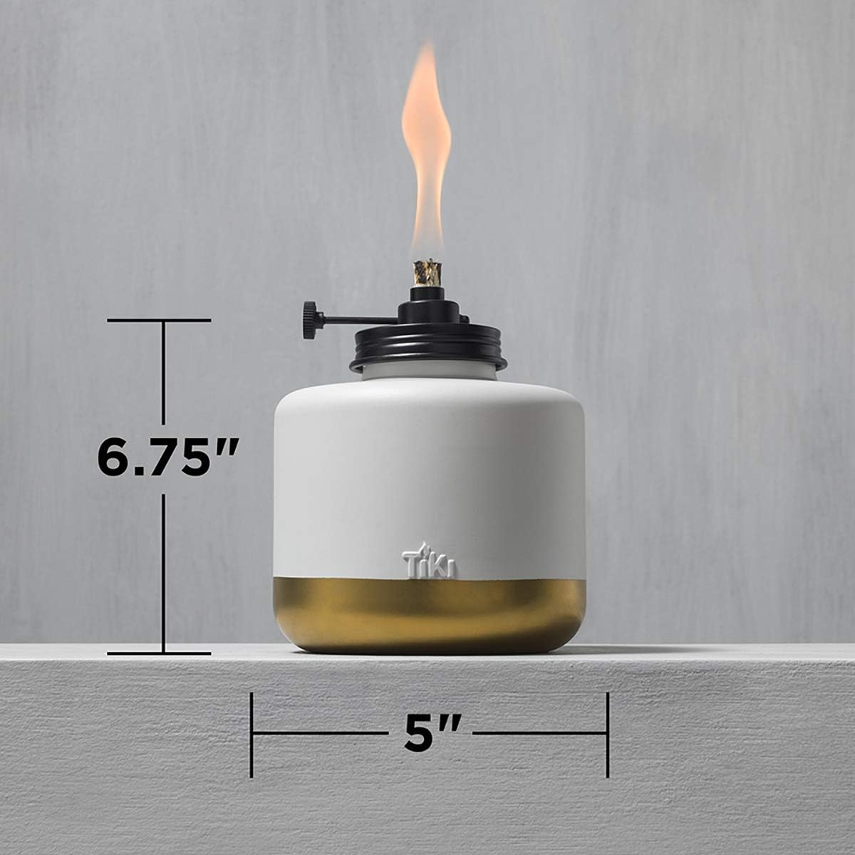 TIKI Adjustable Dipped Votive Tabletop Torch 6.75 Inch Outdoor Décor