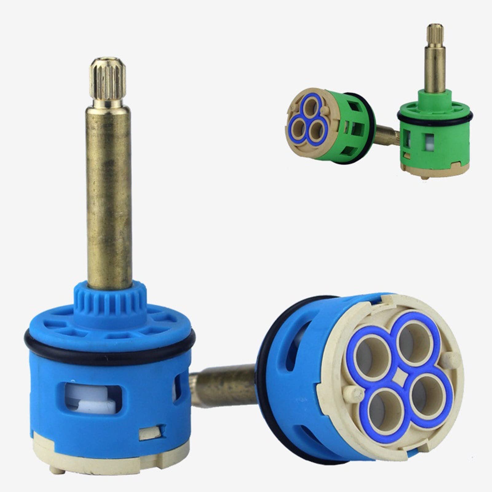 35mm/40mm reemplazo de Ahorro de Agua Carrete de cerámica Mezclador de Agua Grifo Cartucho Cocina baño Grifo reemplazar Parte (Size : 9)