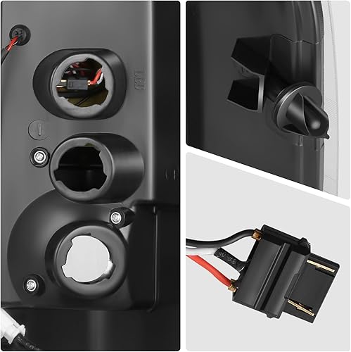 Miniatura 6 de DNA MOTORING TL-CSIL07-LED-3D-CH-CL Conjunto de luz trasera LED 3D para lado del conductor y del pasajero compatible con Chevy Silverado 1500 2500