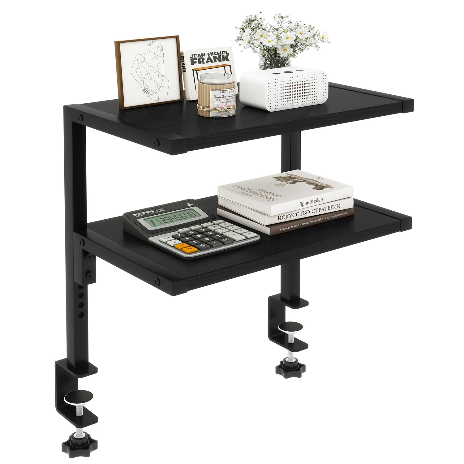 Amazon.com: IBUYKE Clamp on Desk Organizer Shelf,12.9 inches Desk