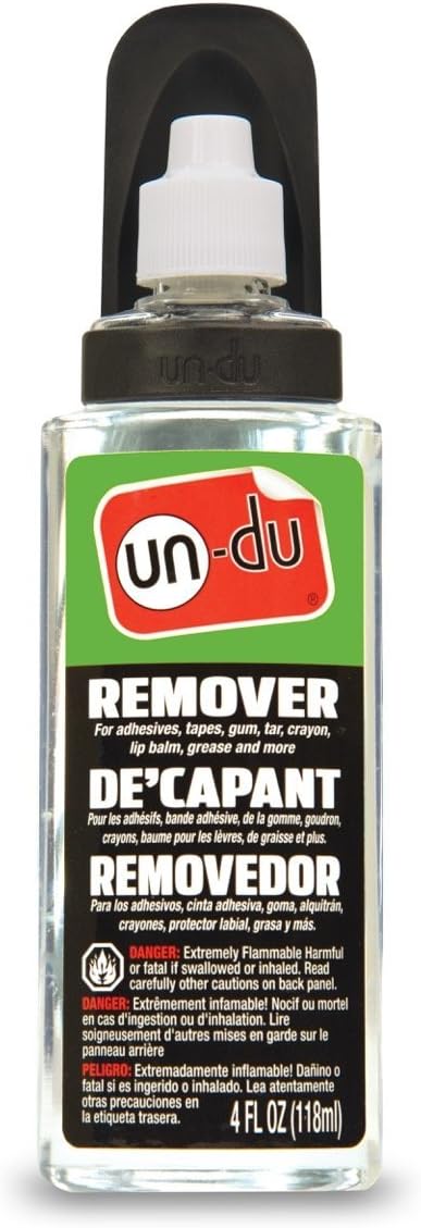 Un Du Products 0100420B Un-Du Adhesive Remover Low VOC, 4-Ounce