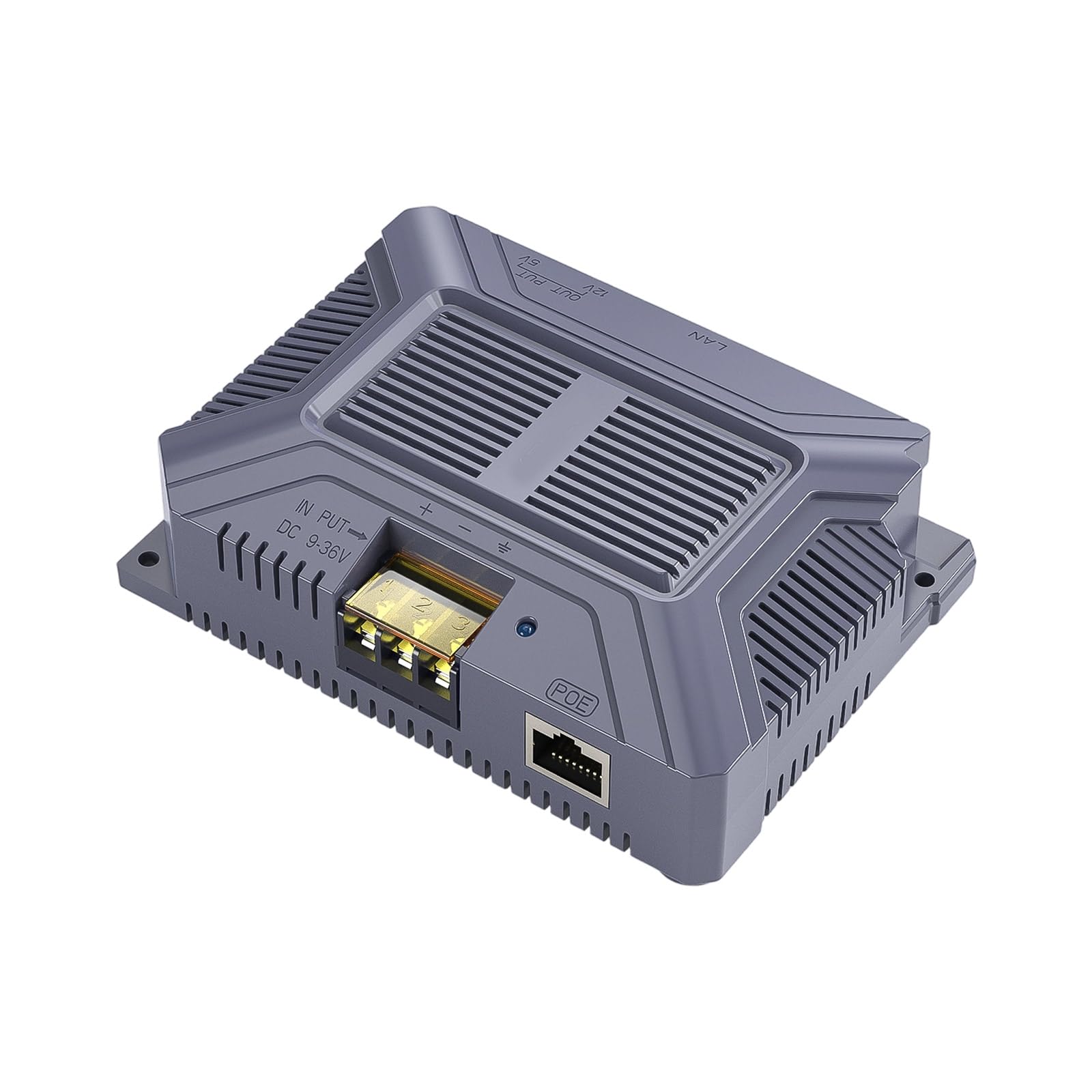 12 V-200 W industriale con connettore USB A e tipo C per dispositivi di rete, adattatore di alimentazione esterno resistente all'umidità