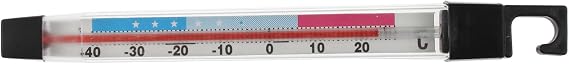 First4Spares Premium Analogue Thermometer for Refrigerators and Freezers (-40°C to +25°C)