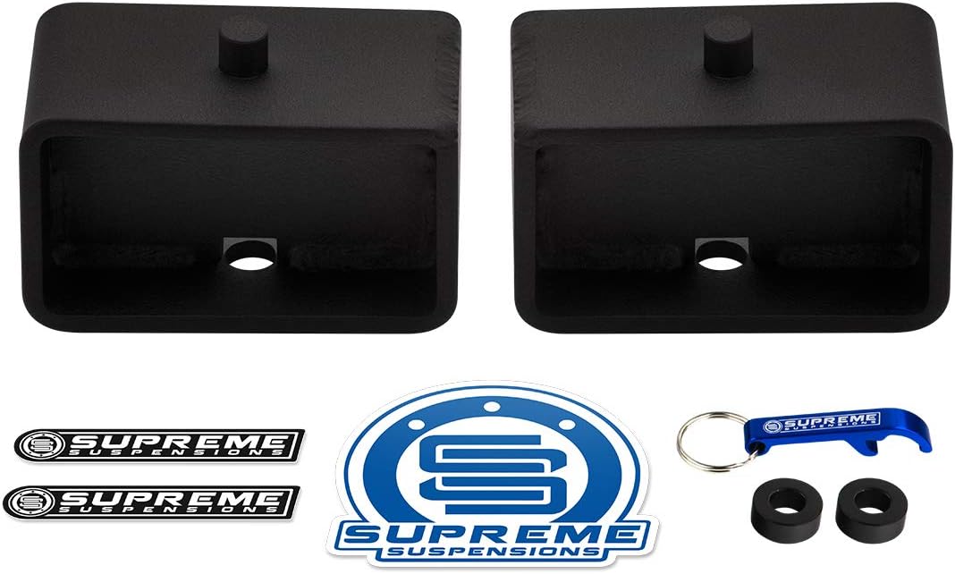 Supreme Suspensions 3" Rear Tapered Steel Lift Blocks Kit for 1999