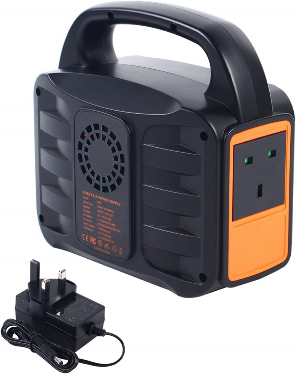 Centrale électrique Portable, Batterie Externe Mobile 150 W 80 000 mAh pour Camping, Prise Secteur à Onde sinusoïdale Pure 220 W, Alimentation de Secours pour Camping et Hors réseau