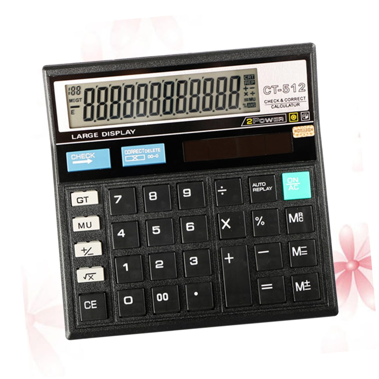 DOITOOL 3piezas Calculadora Financiera De Escritorio Calculadora De Contabilidad Práctica para Oficina y Escuela y Ligera Diseño Sencillo y Funcional Modelo CT