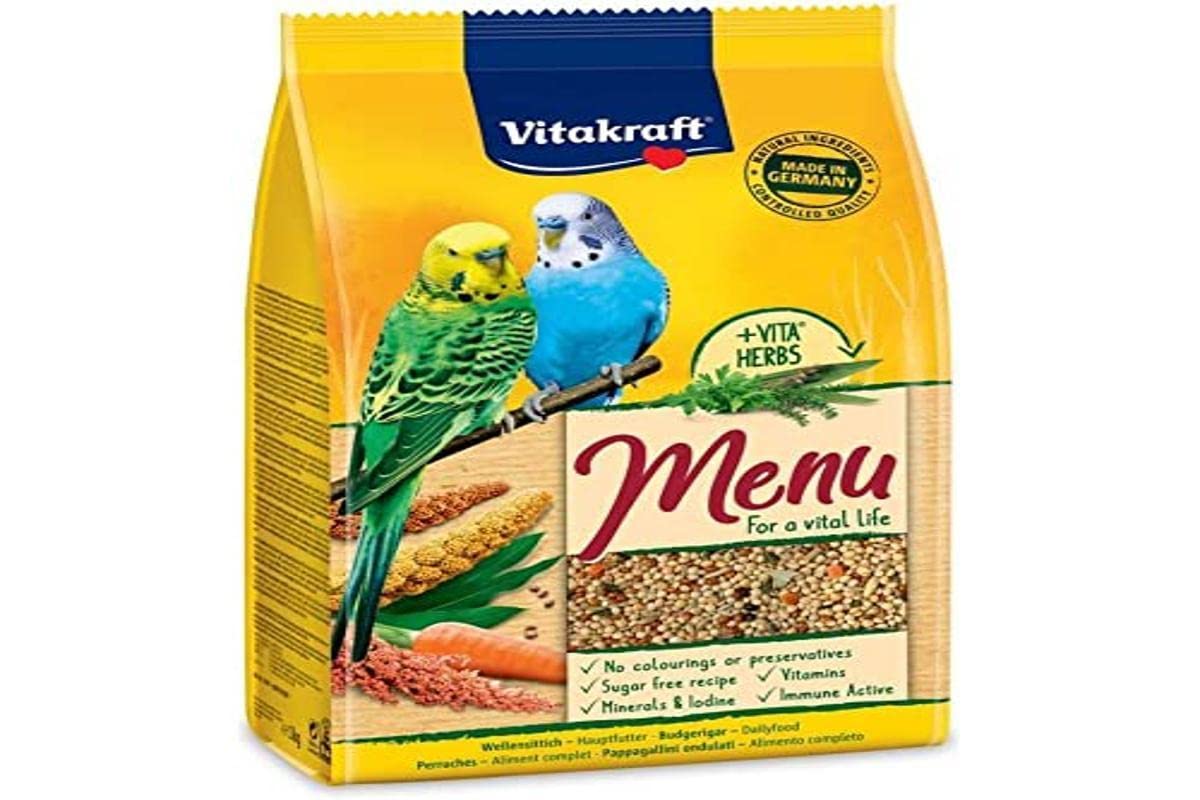 Vitakraft menú periquitos - 1 KG, 333.33 g (Pack of 3)