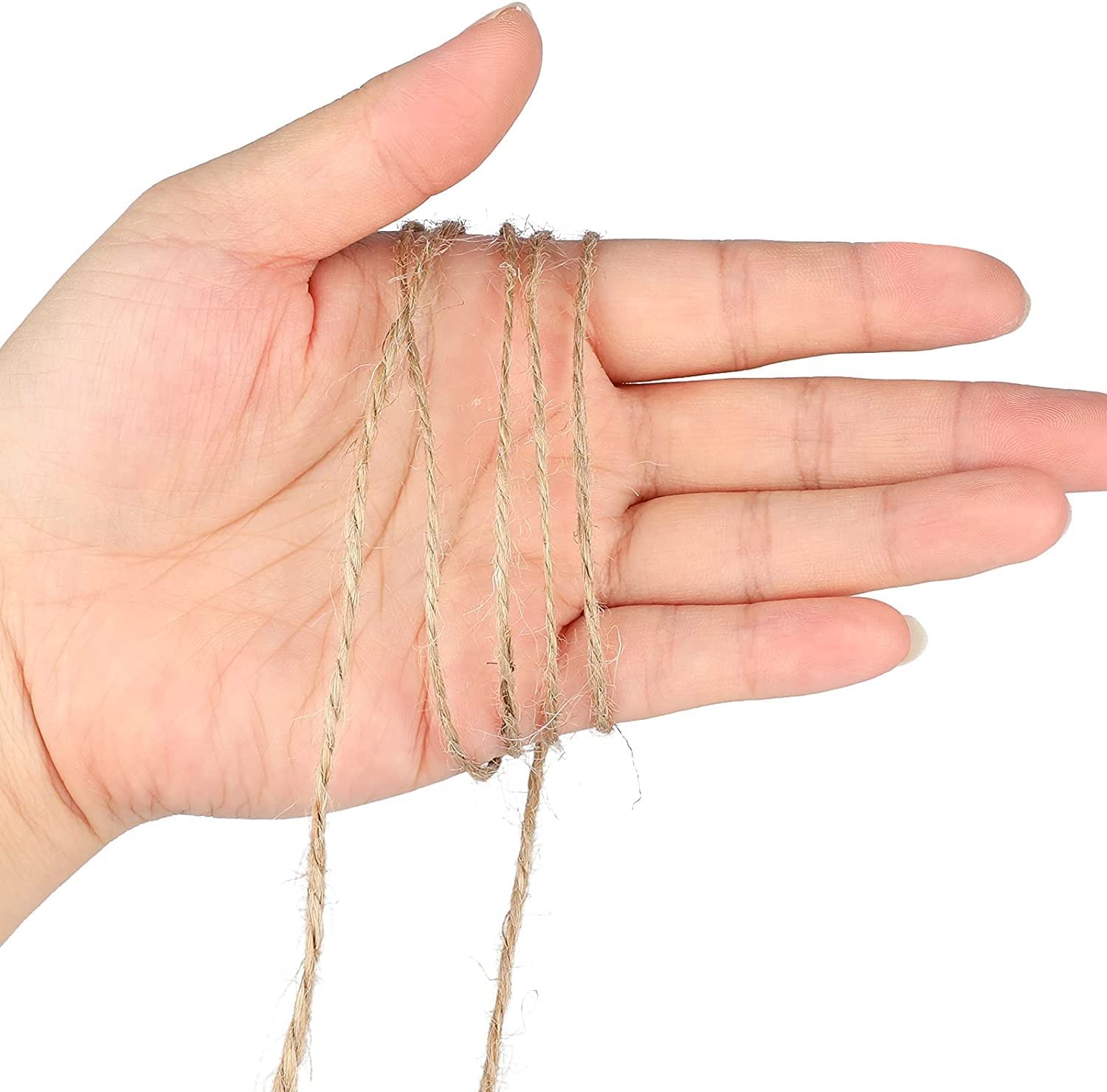 IPEA Corda in Juta Naturale spessa 1 mm per Decorazioni e Fai da Te,Made in Italy,100 m,Cordino Cordoncino in Juta per Artigianato,Arredamento,Creazioni,Bobina di Filo in Canapa Naturale,BSFILOJUTA1