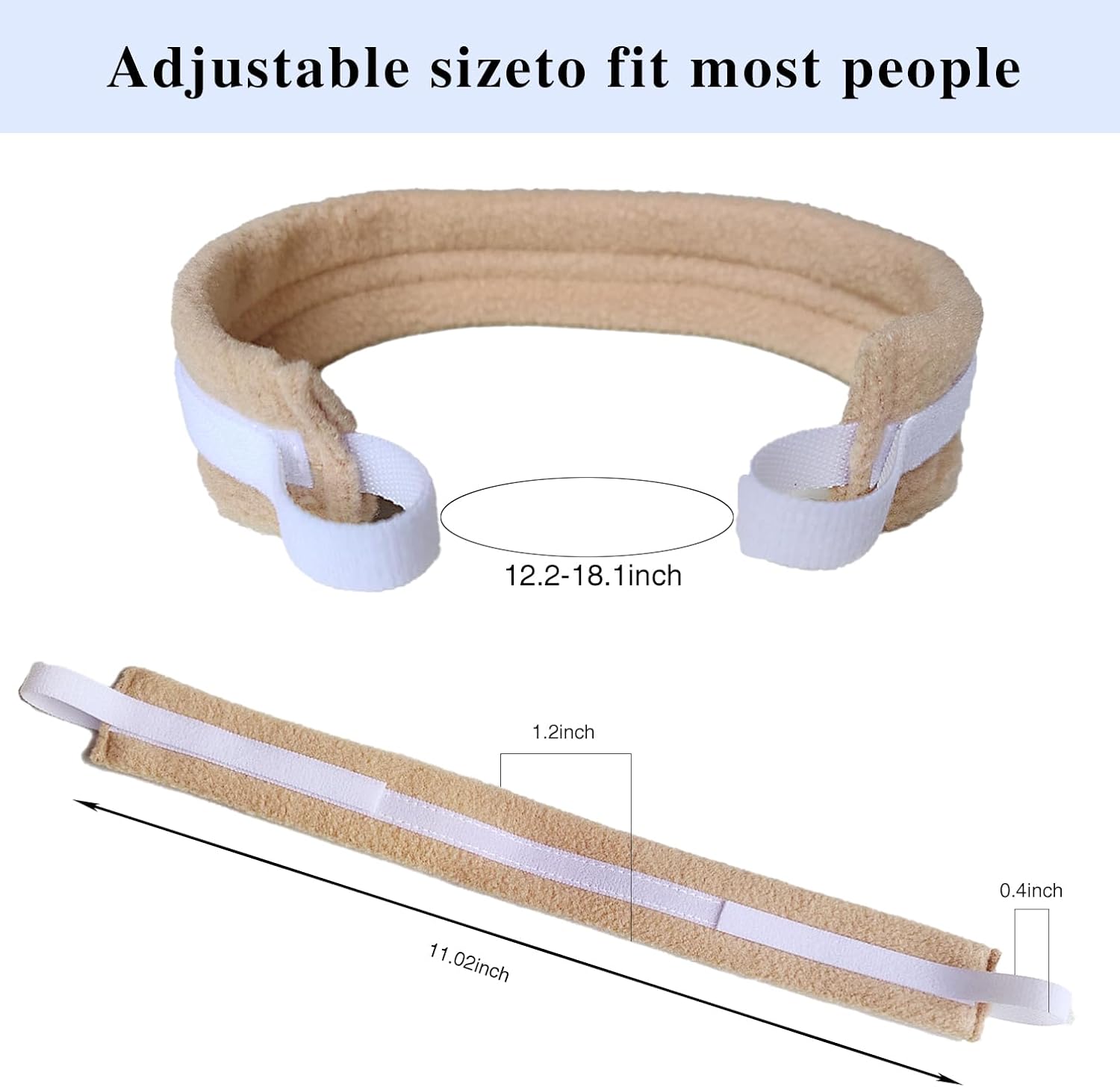 Tracheostomy Tube Holder Belt,2 pcs Adjustable tracheostomy Tube Holder Soft Reusable trach Ties (Khaki)