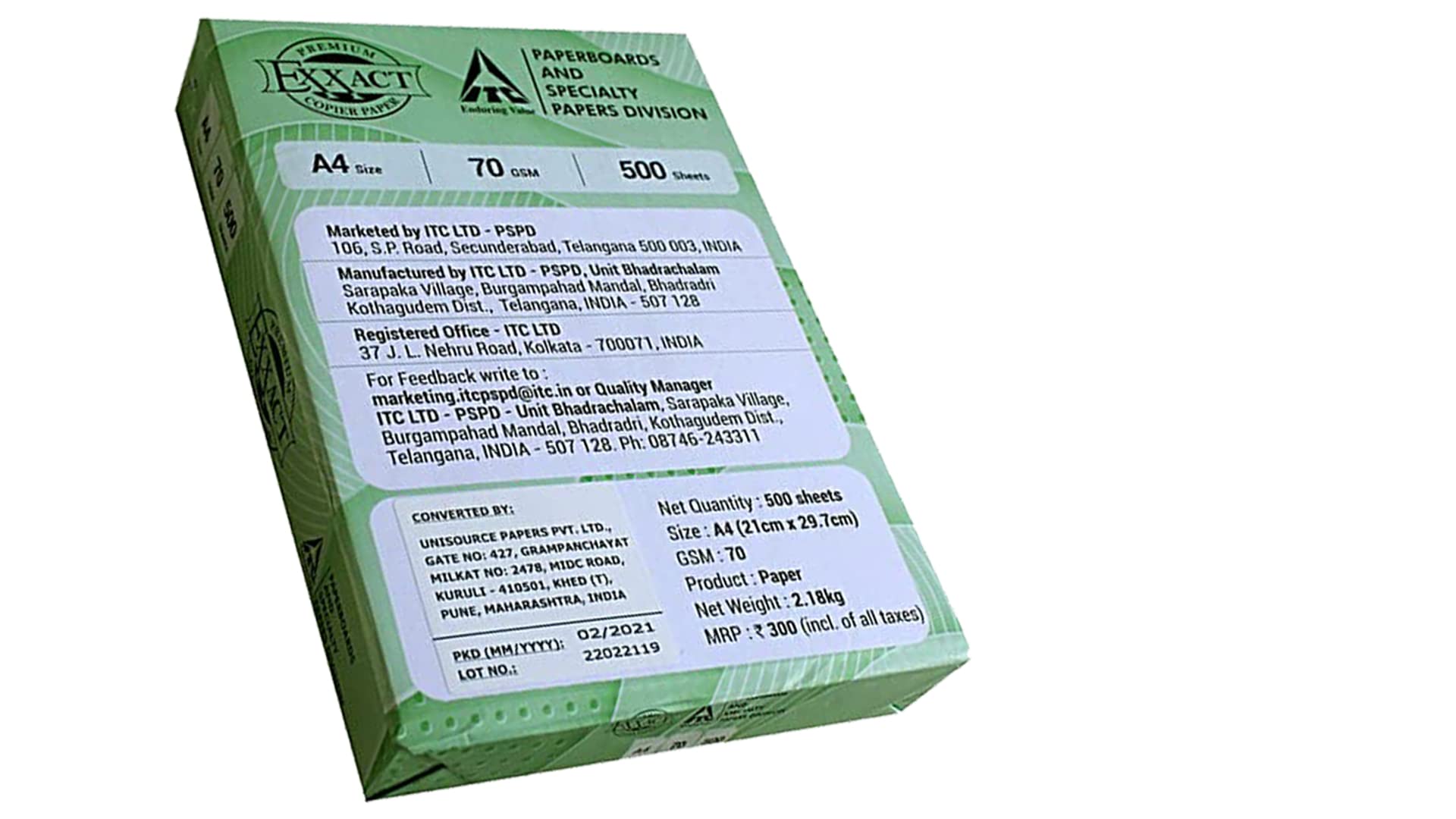 Buy ITC Copier Paper A4 500 Sheets 70 GSM 1 Ream / 500 Sheets