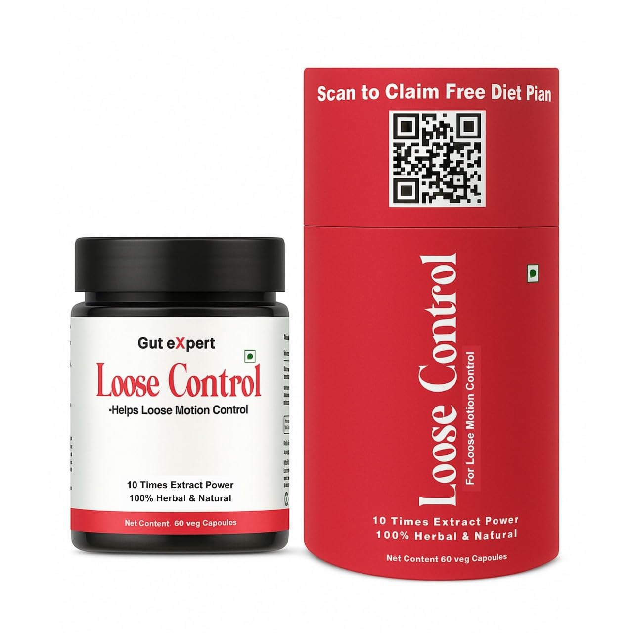 Loose Control | Ayurvedic Natural Ingredients | 10X extract power | Capsule Form For Convenience | Supports Digestive Health & Reduces Diarrhea | Helps With Ibs, Stomach Discomfort - 60 Capsules — Amazon image 7