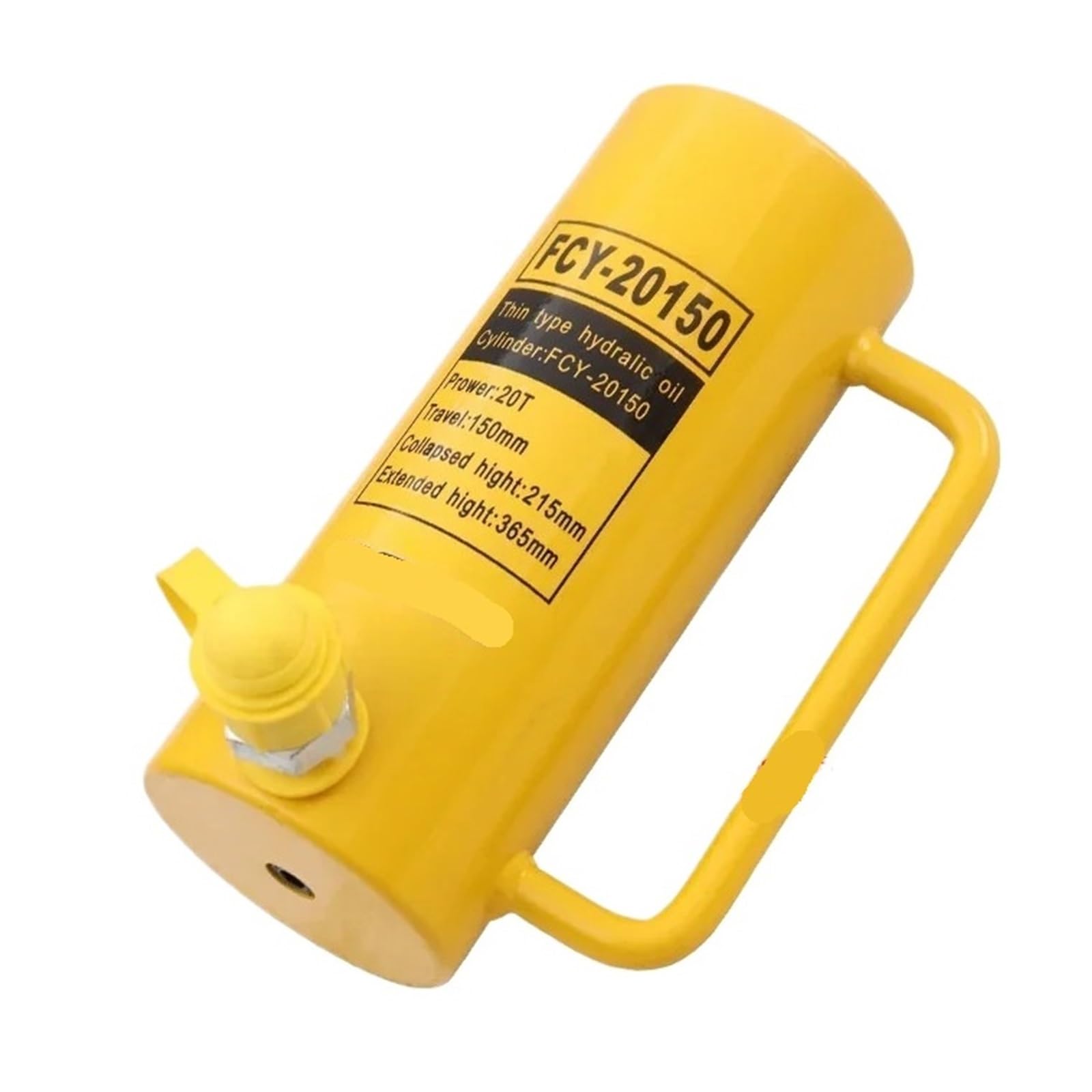 TSCFHGQI Hydraulic Cylinder FCY-20150 Hydraulic Jacking Output of 20T, Piston Stroke of 150mm