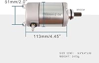 GOOFIT 9T CCW Elektromos Indítómotor ATV FZR600 YZF600 98-05 YFM350 89-14 Motorokhoz 3HE-81890-00-00 Kompatibilis Alkatrész 2