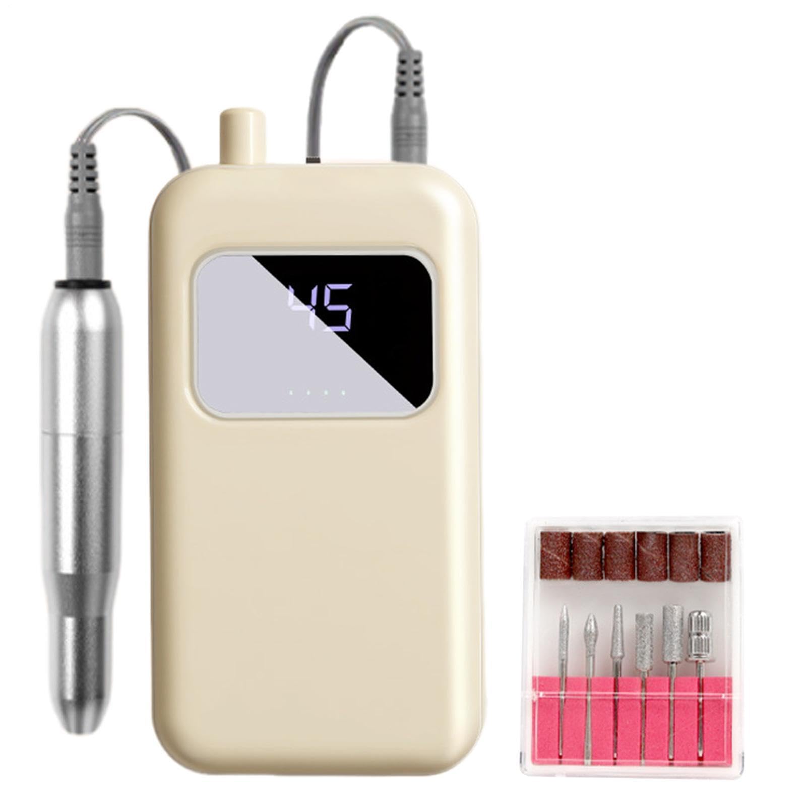 Recortador de uñas eléctrico Herramienta de manicura de precisión y | Fresadora de uñas eléctrica para manicura Para principiantes, madres, novias, salón, práctica, hogar y