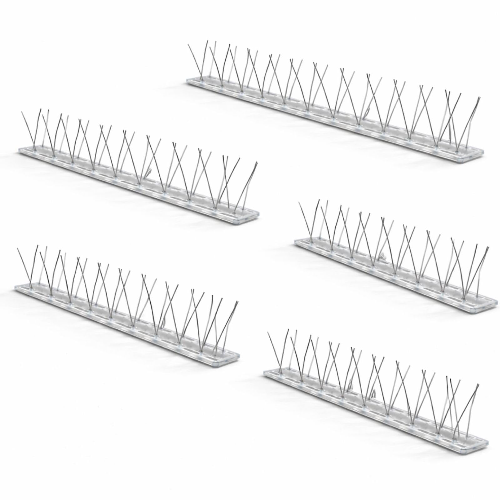 PLANTAWA Dissuasori Piccioni 25 cm Pack 12 – Spuntoni Anti Piccioni per Balcone, Davanzali e Ringhiere, Protezione Anti Uccelli per Esterno