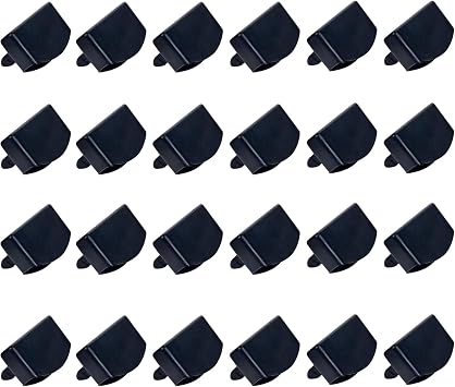 24 Pcs Side Bed Slat Holders Replacement Kit, Plastic Bed Slats Caps - 24 End Sides, Lattenrost Kappen, King Size Double/Single Bed Bundles Bracket Support Cap 55mm x 9mm Inside