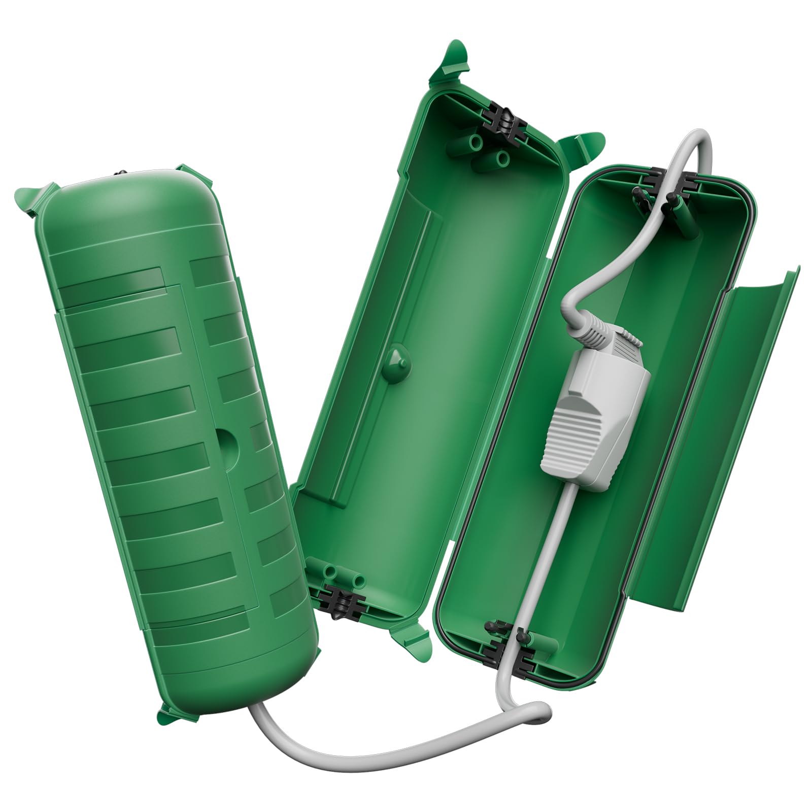 Outdoor IP44 wasserdichter Safe Box (290 x 110 x 75 mm), wetterbeständige Große Schutzbox für Verlängerungskabel, Urlaubsdekorationen, Elektrowerkzeug, Kunststoff