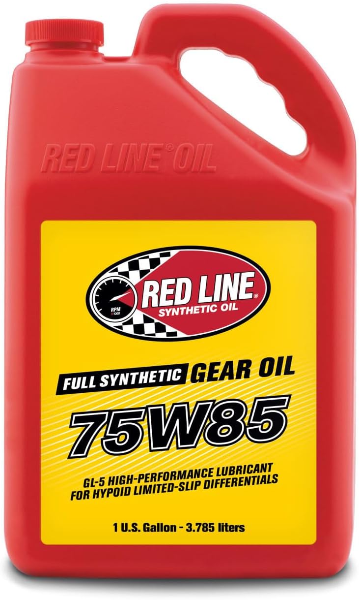 Red Line 50105-4PK 75W85 GL-5 Gear Oil, 1 Gallon, 4 Pack