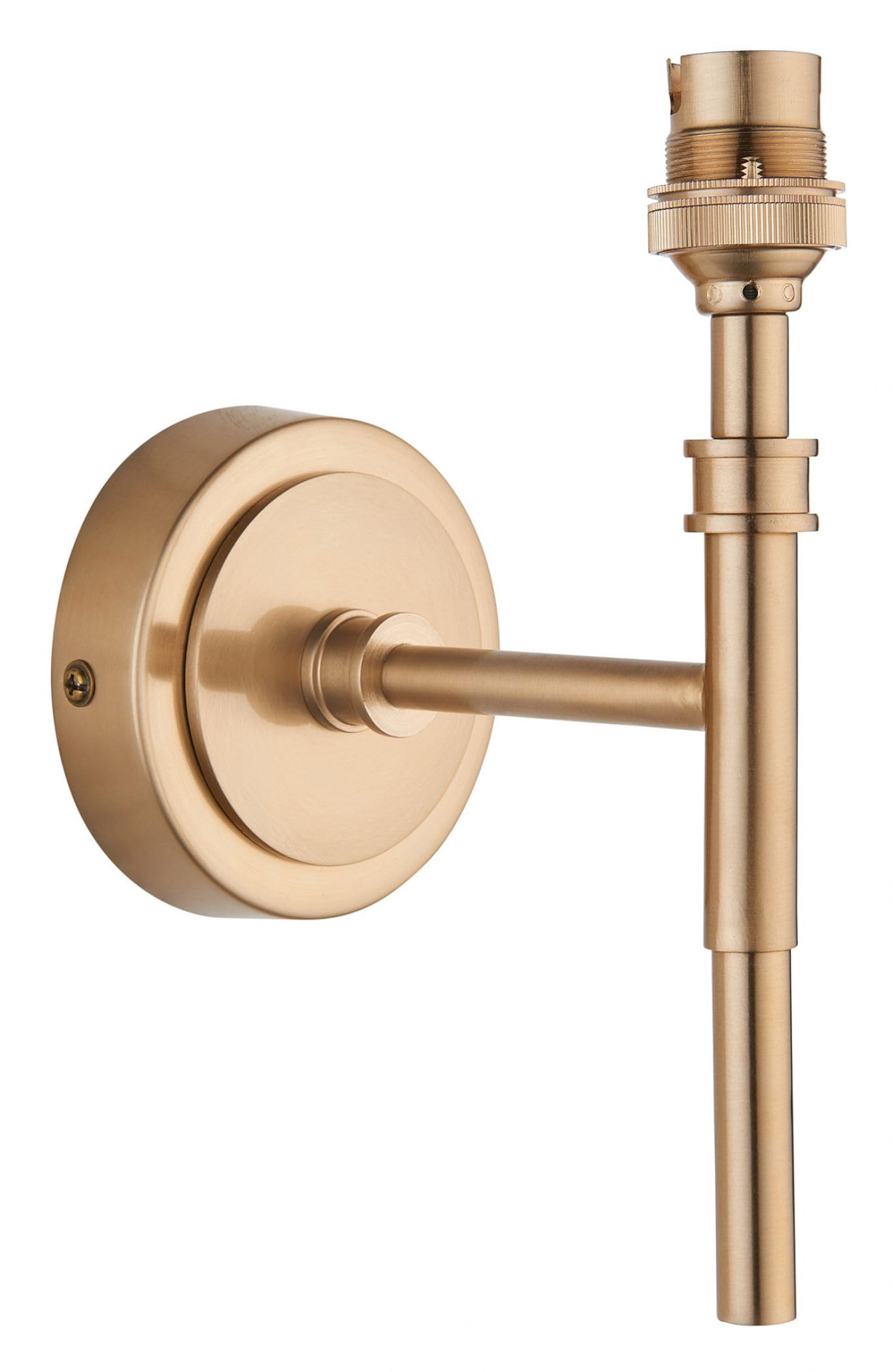 Endon Brushed Aged Brass 113151 Chester Wall Light,