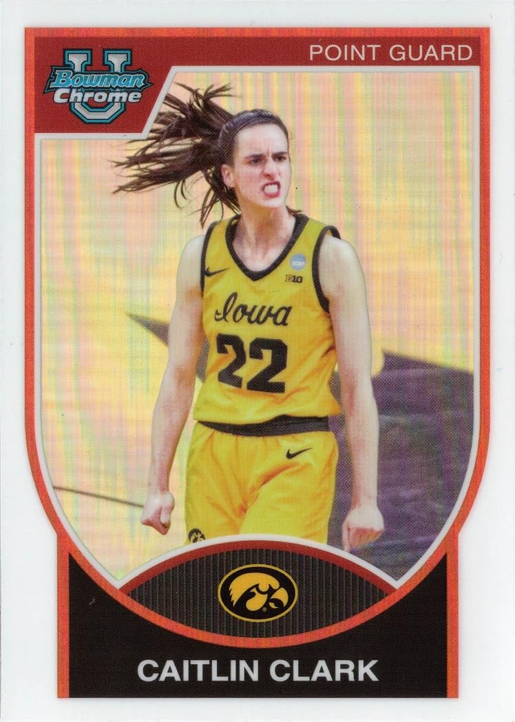 Amazon.com: 2023-24 Bowman University Chrome 2007-08 Caitlin Clark 