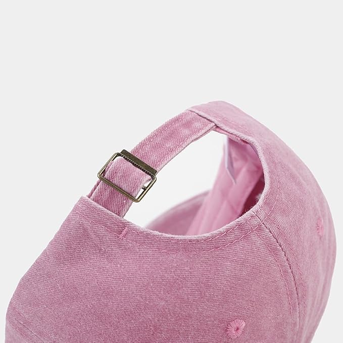 Gorros de Mujer Estilo Vintage en Algodón Lavado Ajustable miniatura 6