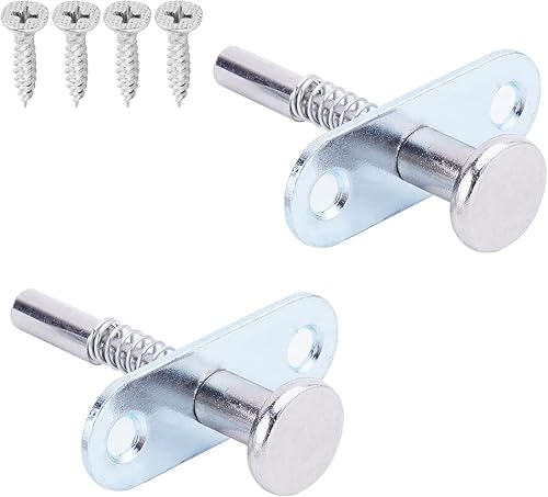 Bettomshin Pestillos de émbolo de acero inoxidable con resorte de 0.24 pulgadas, diámetro exterior de 0.16 pulgadas, diámetro de la varilla 1.97