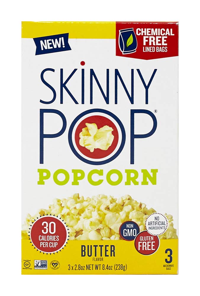 SkinnyPop Butter Popcorn, 2.8 Oz, 3 CtSkinnyPop Butter Popcorn, 2.8 Oz, 3 Ct