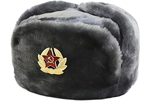 SIBERHAT Russian Fur Ushanka Hat for Arctic Cold