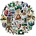 50Pcs Bigfoot Outdoor Nature Vinyls Stickers Laptop Sticker Waterproof Stickers Luggage Skateboard Water Bottle Stickers Decal Bicycle Bumper Snowboard Decorate Gift