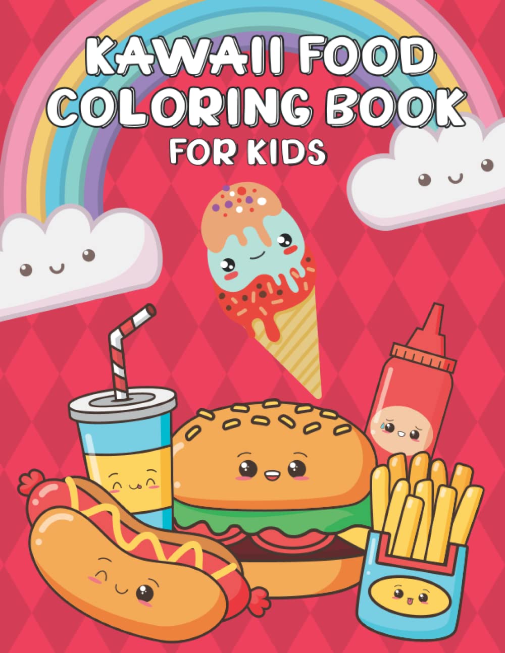 Buy Kawaii Food Coloring Book Super Cute Food Coloring Book For Adults