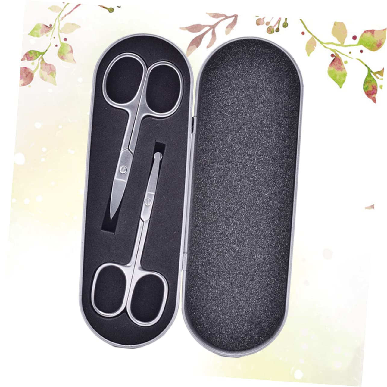 PACKOVE 6pièces Ciseaux à Sourcils Acier Inoxydable Ensemble De Ciseaux De Beauté Pour Visage Nez Outil De Et Sûr Pour Épilation Des Sourcils Et Poils Nasaux