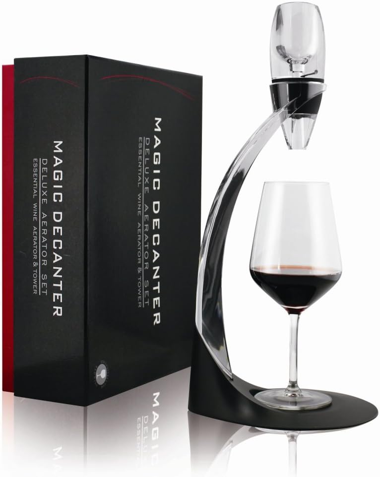 Jentay Essentials Deluxe Wine Aerator Gift Set Wine Aerator, Stand