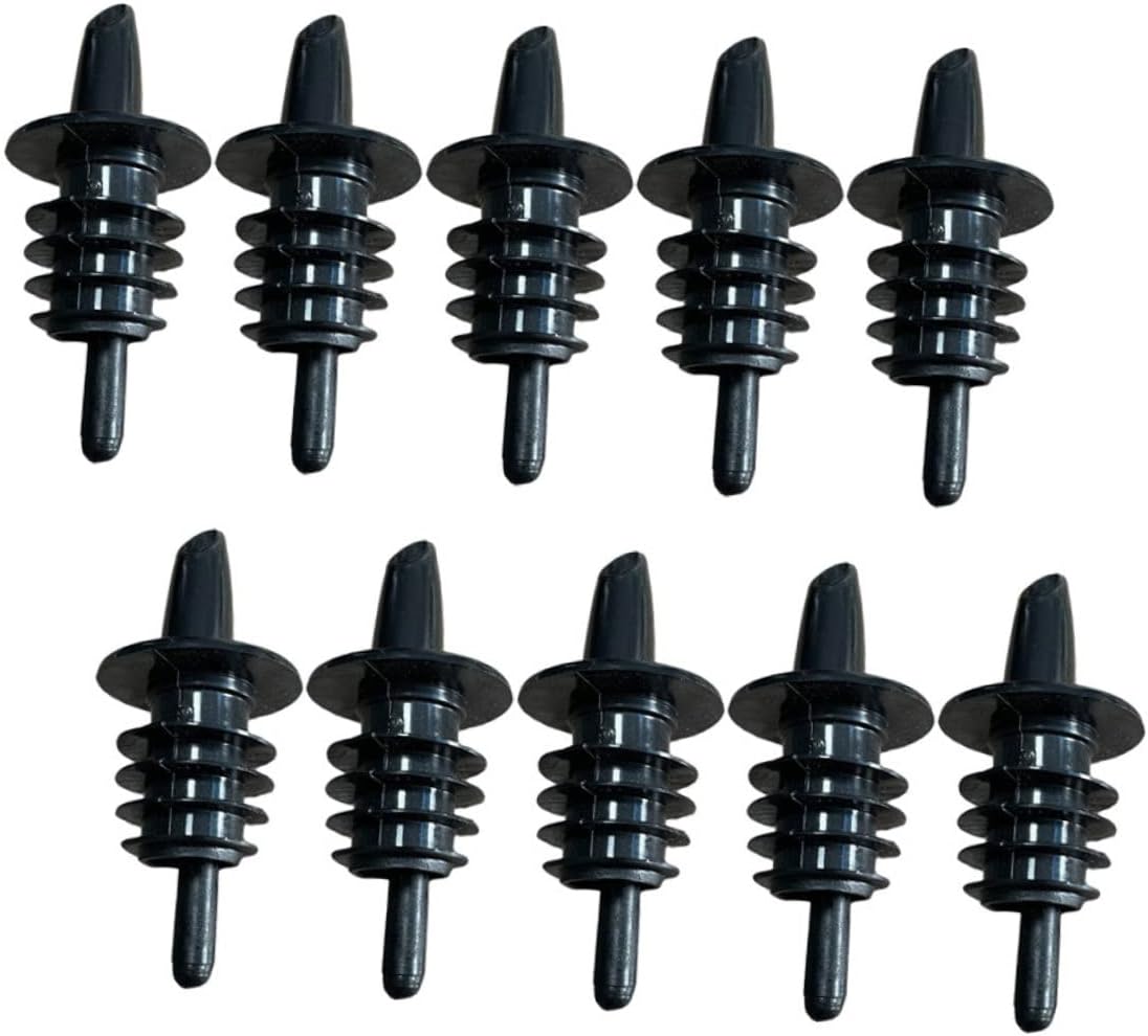 10pcs Practical Wine Pourers and Stoppers Reusable Drip Wine Pourers for Standard Bottles Convenient and Elegant Accessories
