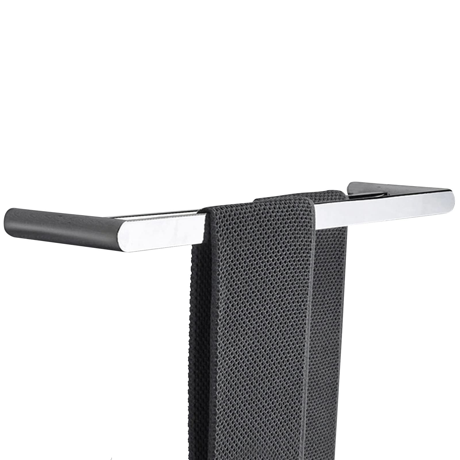 Étagère murale multifonction avec barre unique pour optimiser le rangement