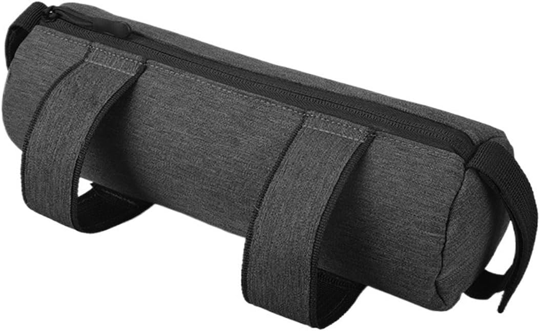 Bicycle Bag Bike Handlebar Bag Cycling Top Tube Front Frame Strap-on Storage Accessories Bicycle Frame Bag(Dark Grey)