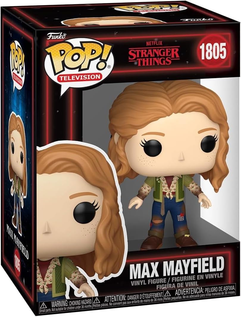 POP TV: Stranger Things - Max Mayfield #1805 (Season 5) Funko Vinyl Figure (Bundled with Compatible Box Protector Case), 3.75 inches