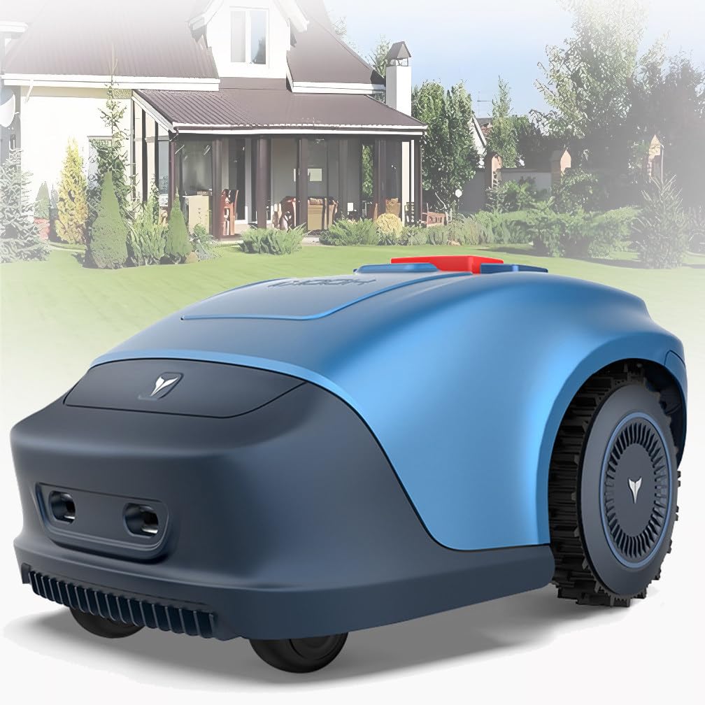 Robot Tondeuse à Gazon Contrôle de l'application Tondeuse à Gazon Automatique Capteur de Pluie Hauteur de Coupe réglable