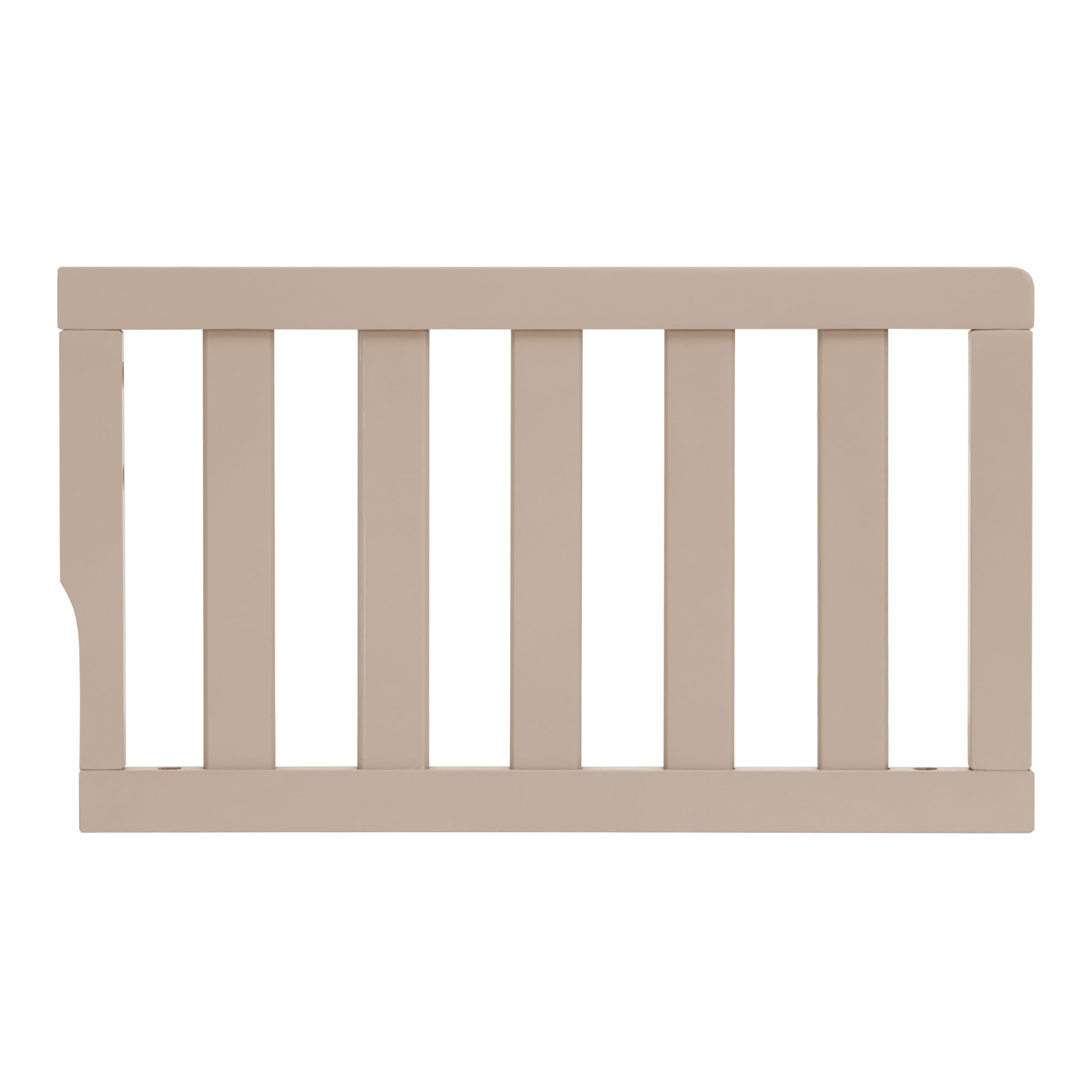 Dream On Me Toddler Guard Rail for Convertible Crib, Solid Wood Bed Rail for Toddler Bed Conversion, Almond Butter