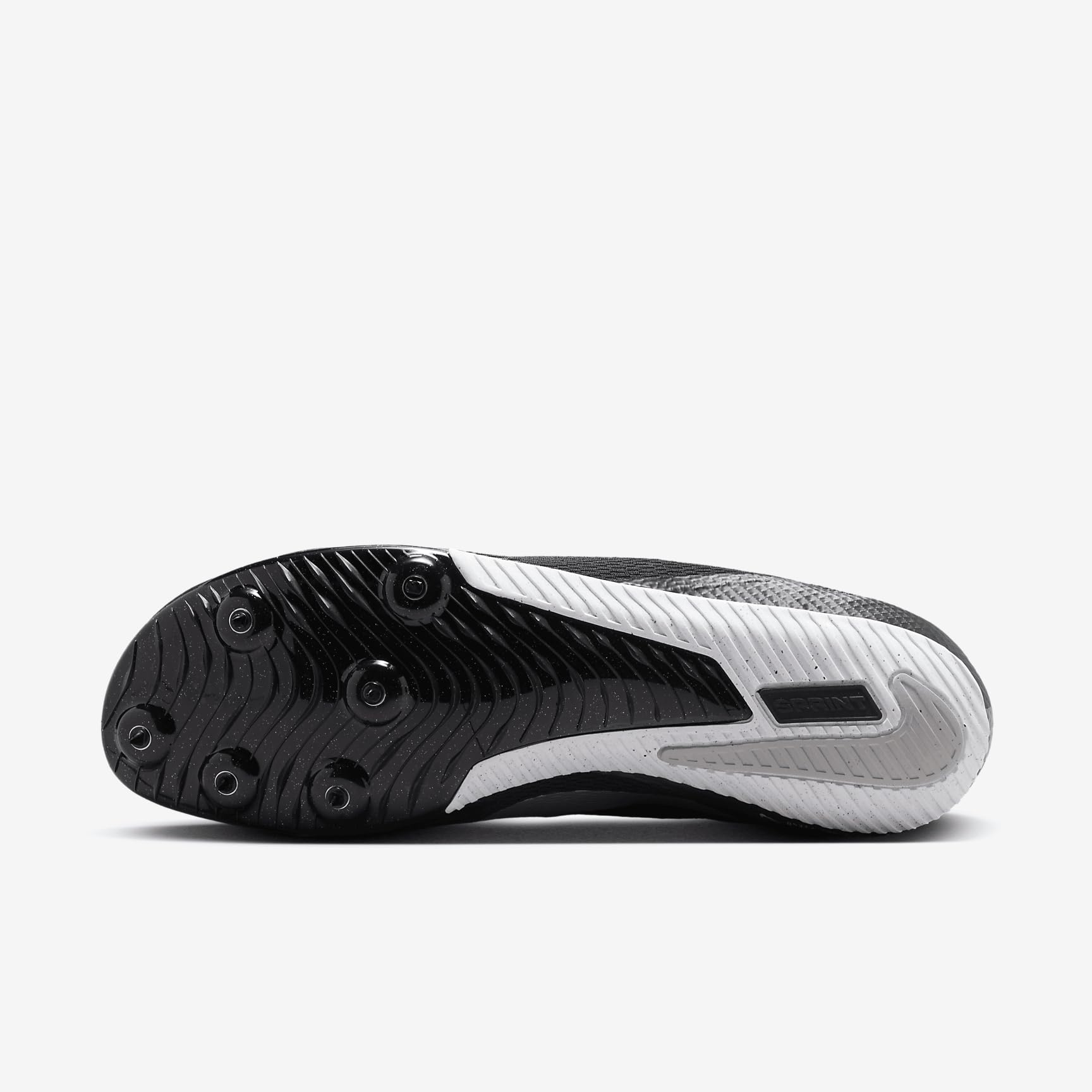 Nike Zoom Rival Track & Field Sprinting Spikes (FZ9663-001, Black/Black/Metallic Silver) Size 11.5