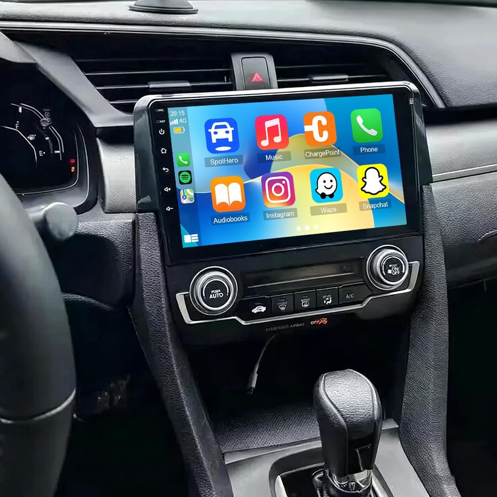 Amazon.com: Double Din Car Stereo for Honda Civic 2016-2020 with 9