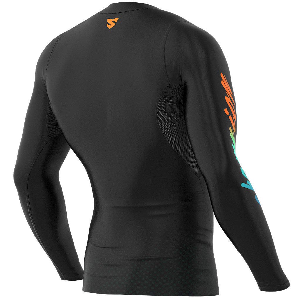 SMMASH T-Shirt De Compression Maillot De Compression pour Hommes Chemise De Sport À Manches Longues pour Hommes