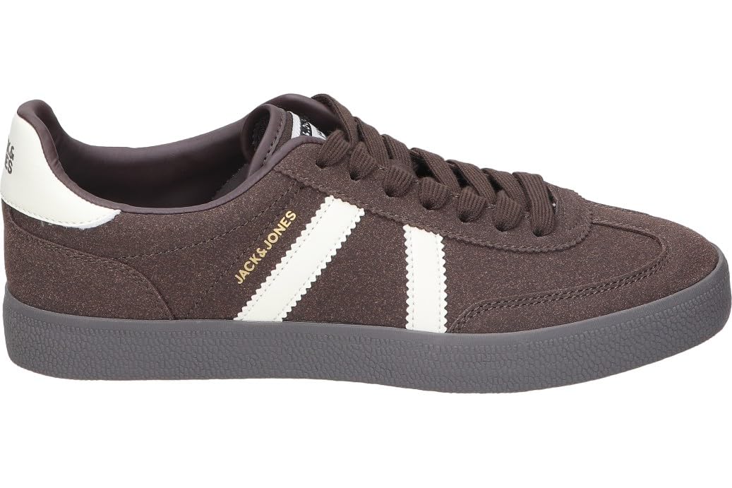 JACK & JONES JFWMAMBO SYN Suede Special Men's Lace-Up Shoes, Java, 10 UK