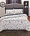 Paris Twin Comforter Set - Two-Piece Printed Down Alternative Bedding, Sham