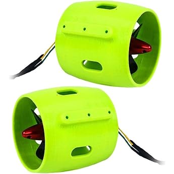 For Mini Underwater Thruster 12-24V 30-200W Brushless Motor Propellers for Drive for Kayak ROV RC Boat Underwater Vehicle Diving 1 Pair