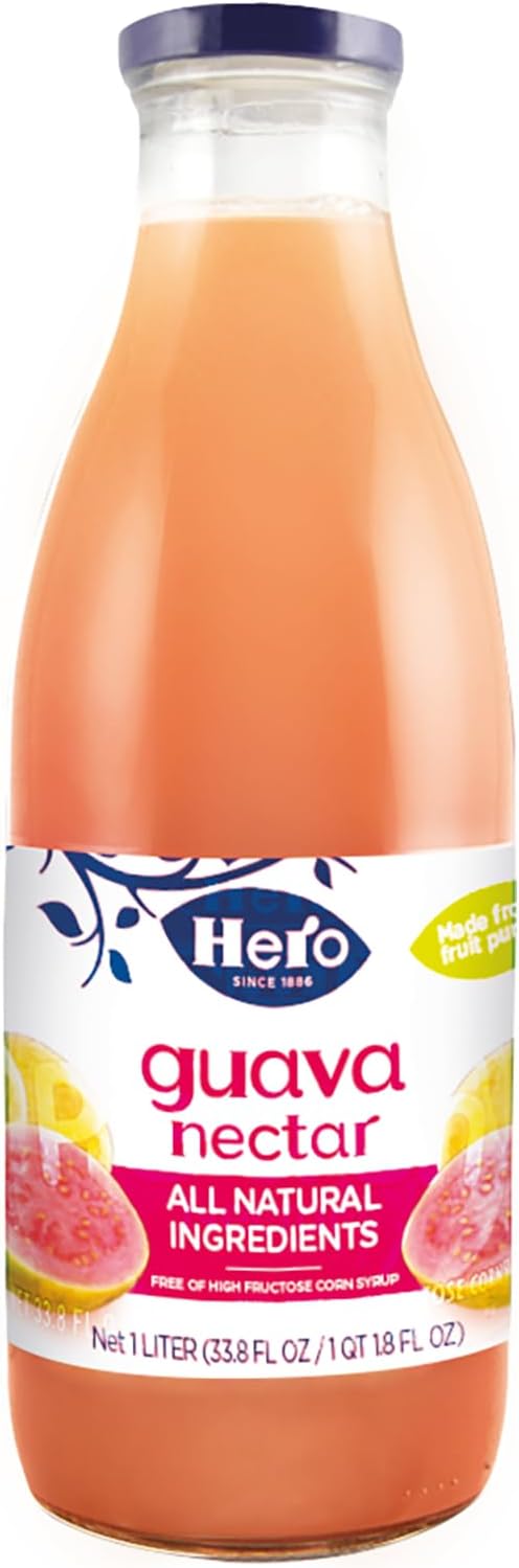 Hero Guava Nectar, 33.8 Ounce - 6 per case.