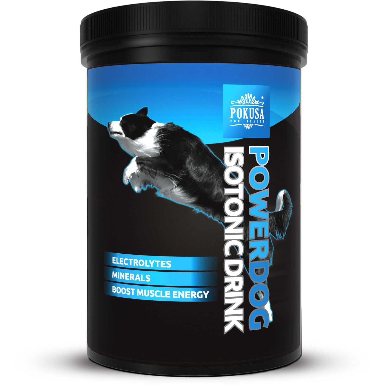 POKUSA - Elektrolity dla psa | Isotonic Drink | PowerDog | Naturalny suplement | Sole mineralne i węglowodany podczas wysiłku | 300 g