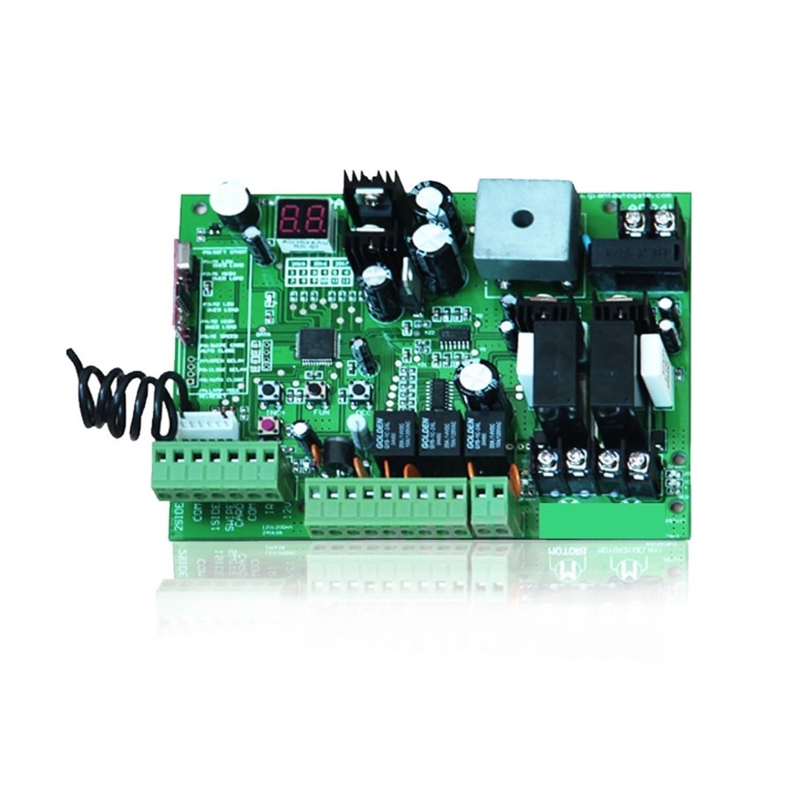 Système de contrôle portail automatique 24V universel et carte de commande double bras