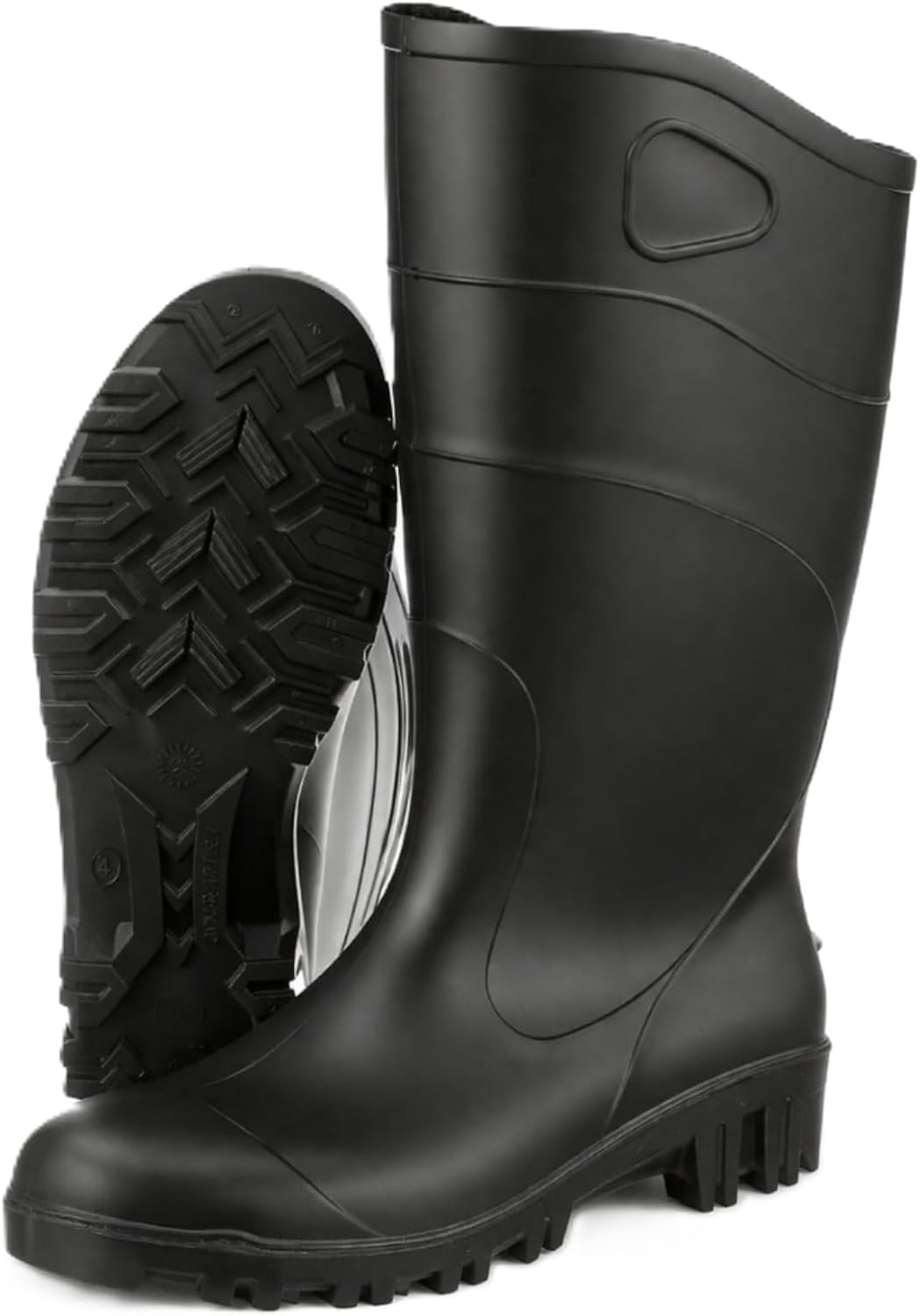 Heartland All Purpose 15” Waterproof Work Boots for Men - Lightweight, Flexible Modern PVC Boots with Easy On/Off, Slip-Resistant Outsoles